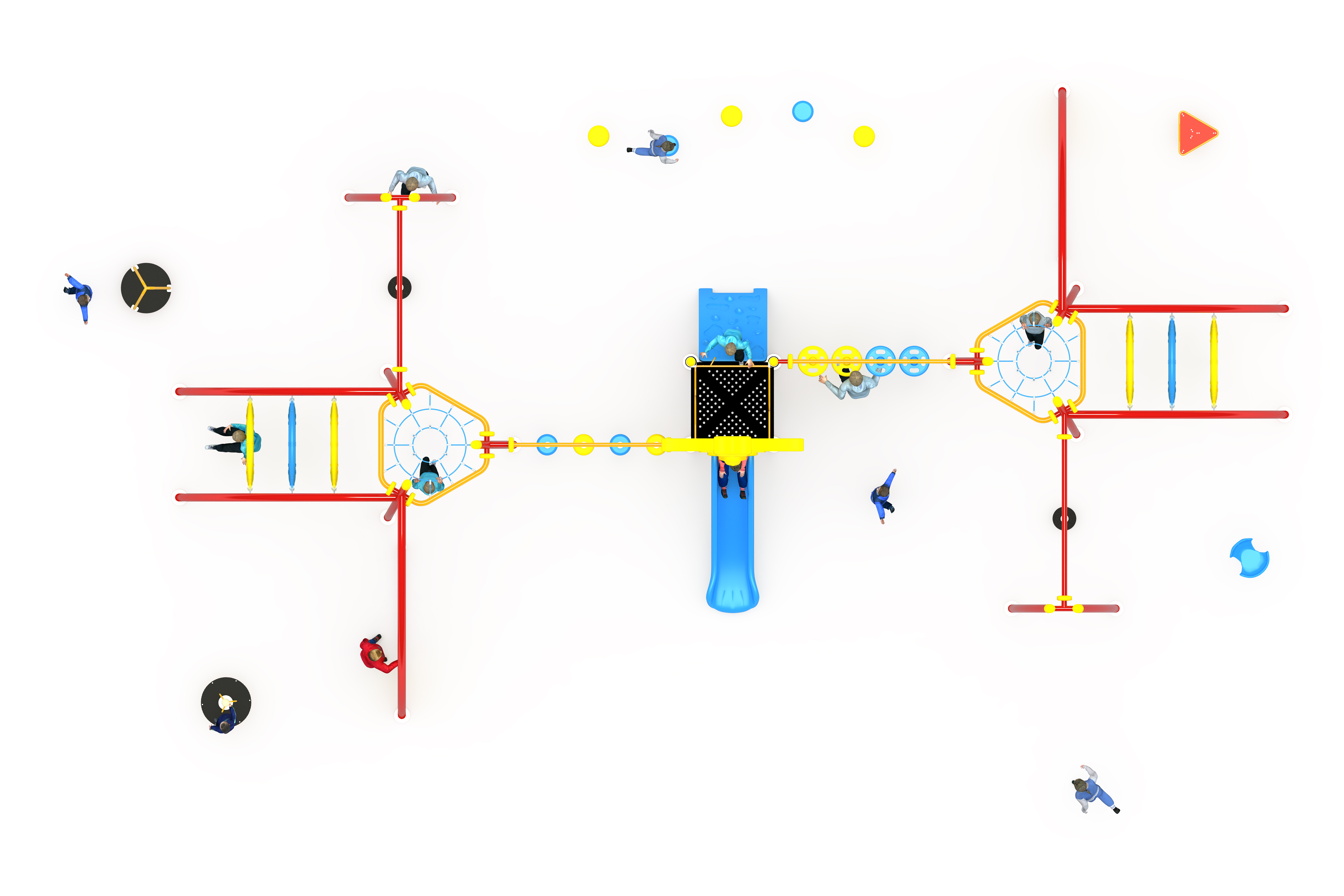 Halatlı Tırmanma B-PTR-200 PTR-205 | Parkur ve Halatlı Tırmanma Oyun Grupları | Erse Kent Mobilyaları